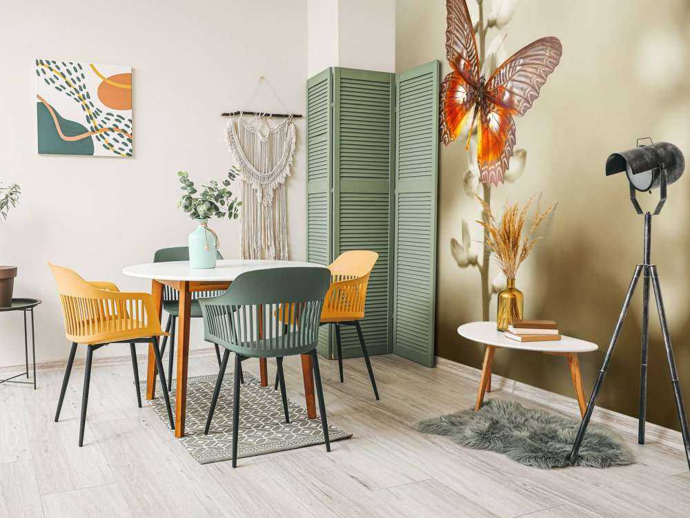 Rode Vlinder met Sepia achtergrond