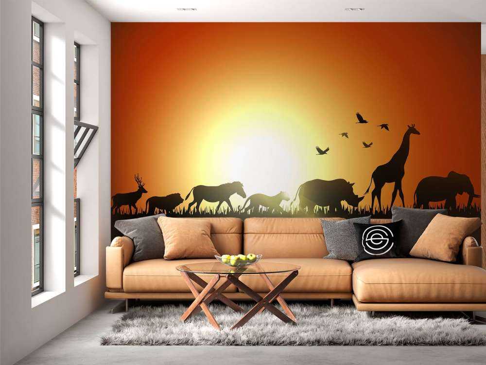 Zonsondergang in Madagaskar design