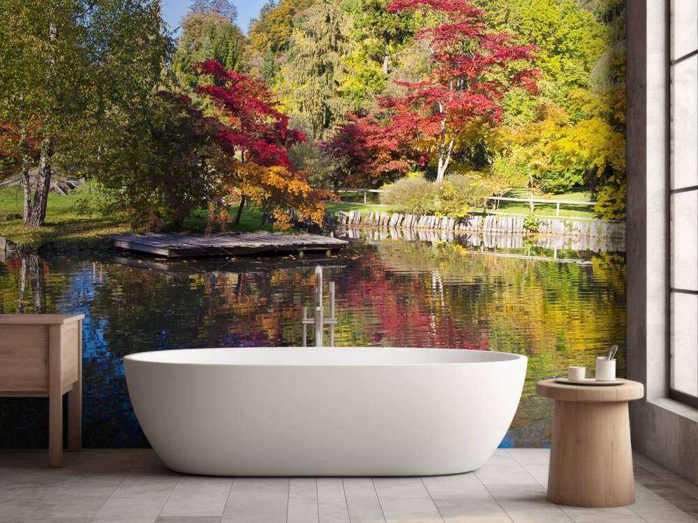 Bomen achter het Water