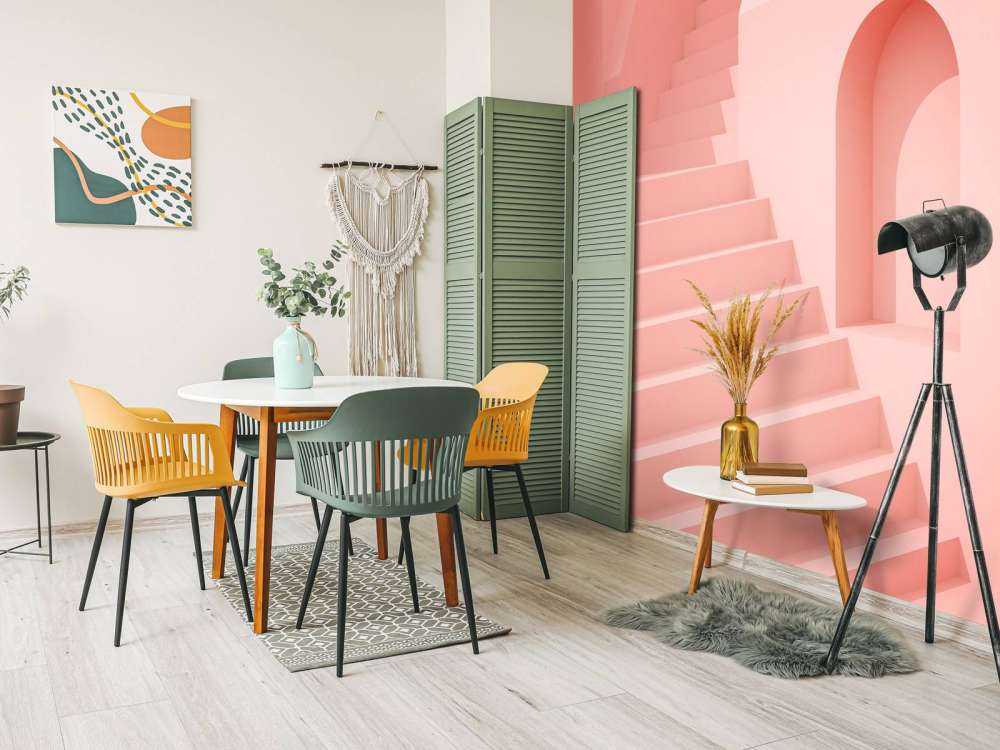 Roze gebouw