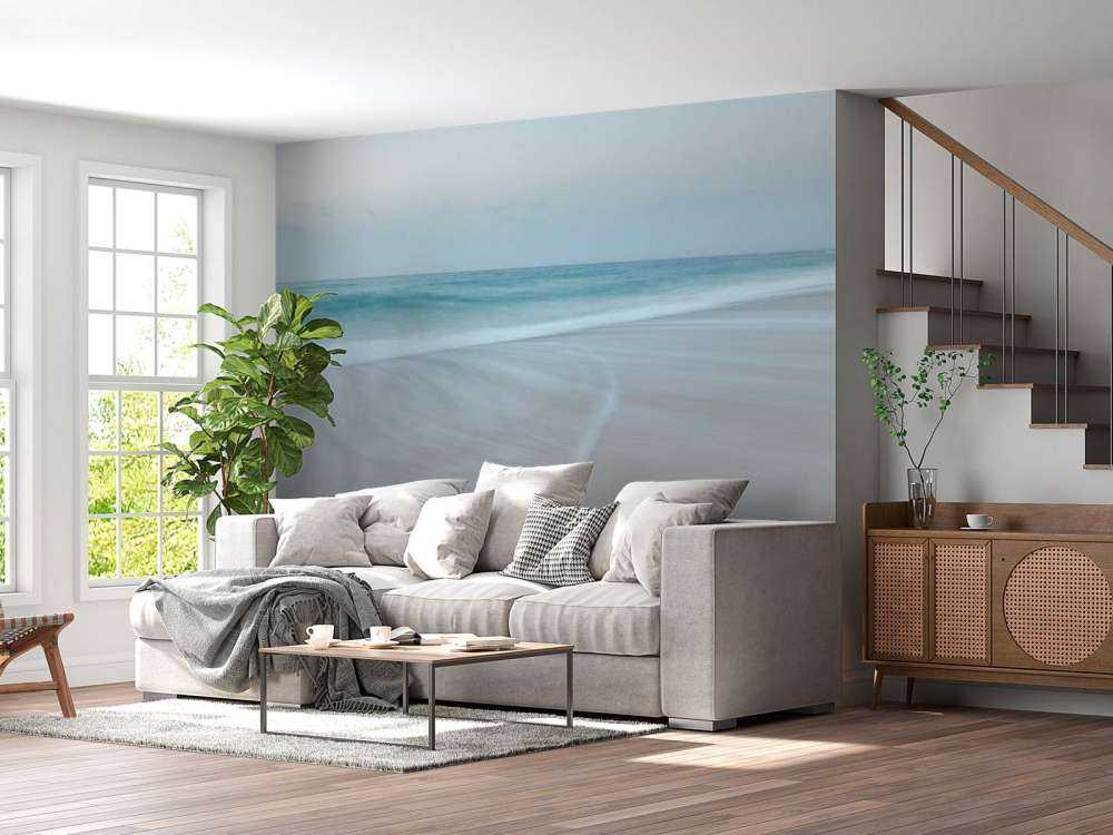 Branding bij het strand