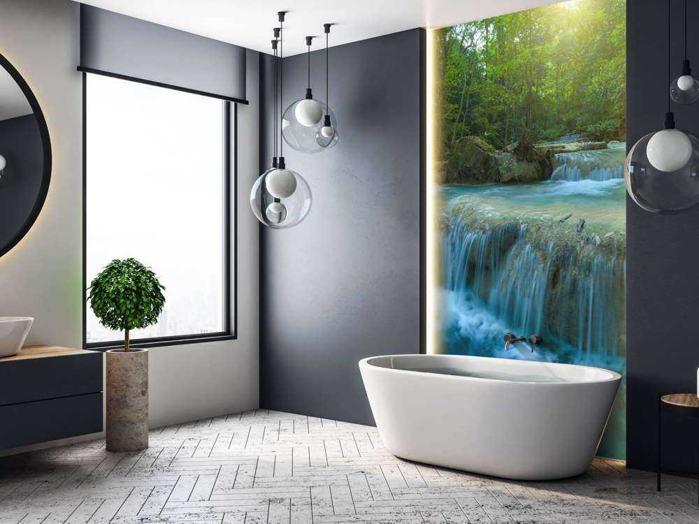 Mooie diepe waterval