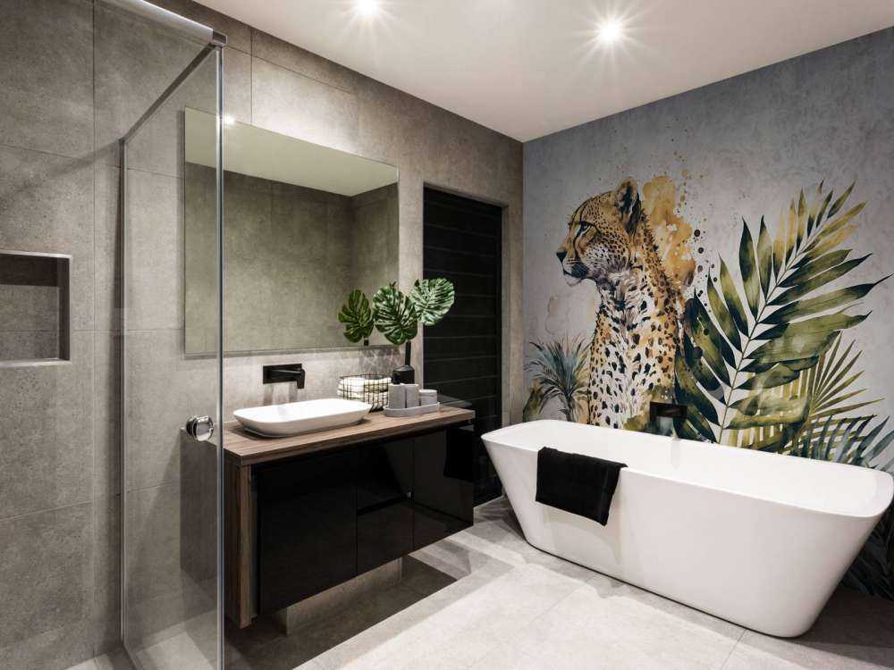 Cheetah jungle wildlife painting