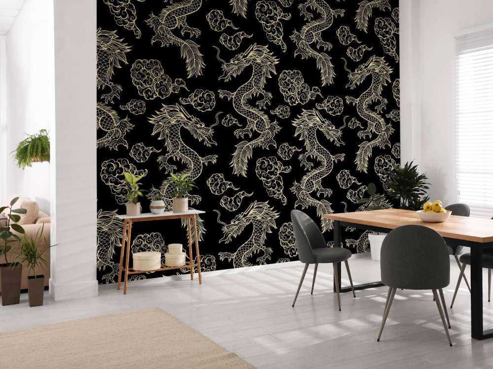 Donkere draken patroon