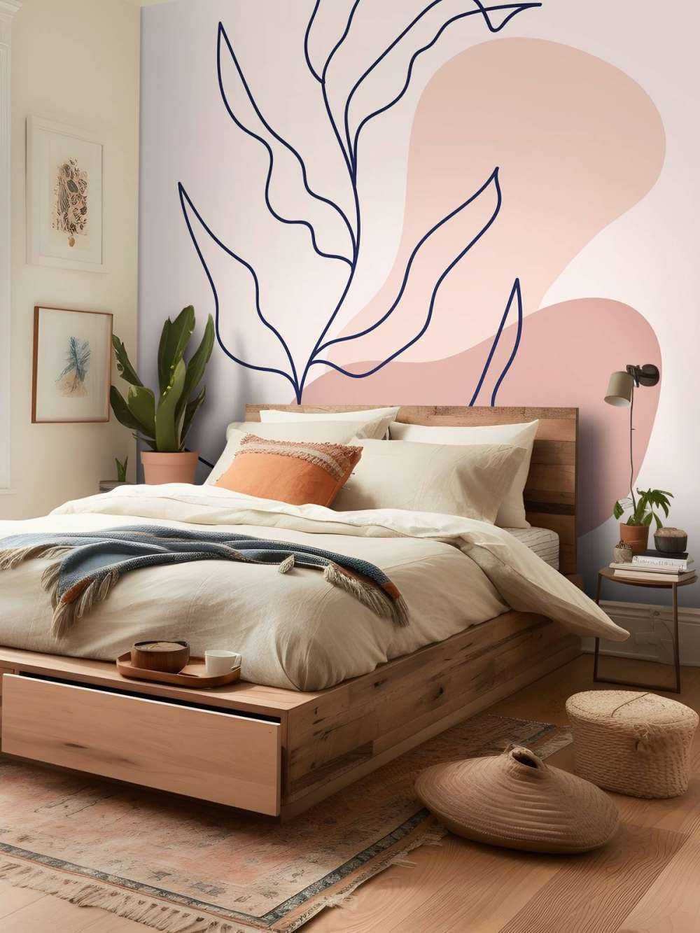 Abstracte plant en vormen