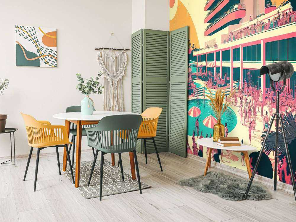 Resort illustratie