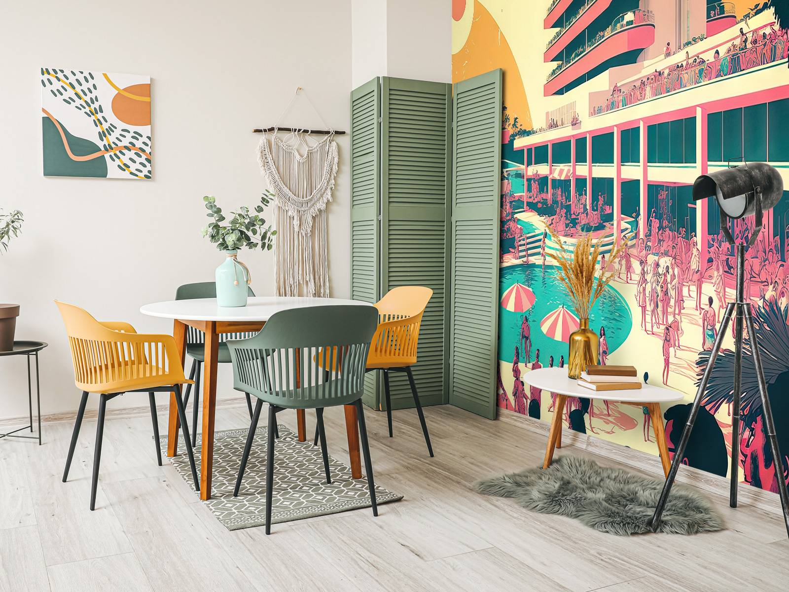 Resort illustratie