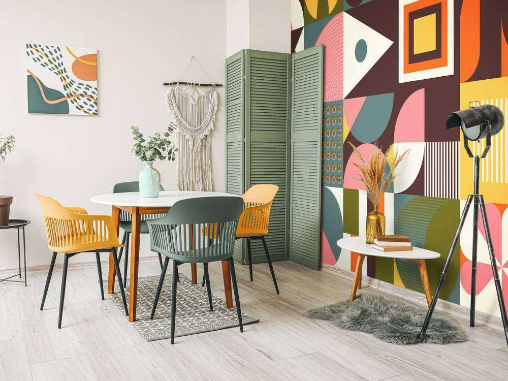 Kleurrijke abstracte vormen