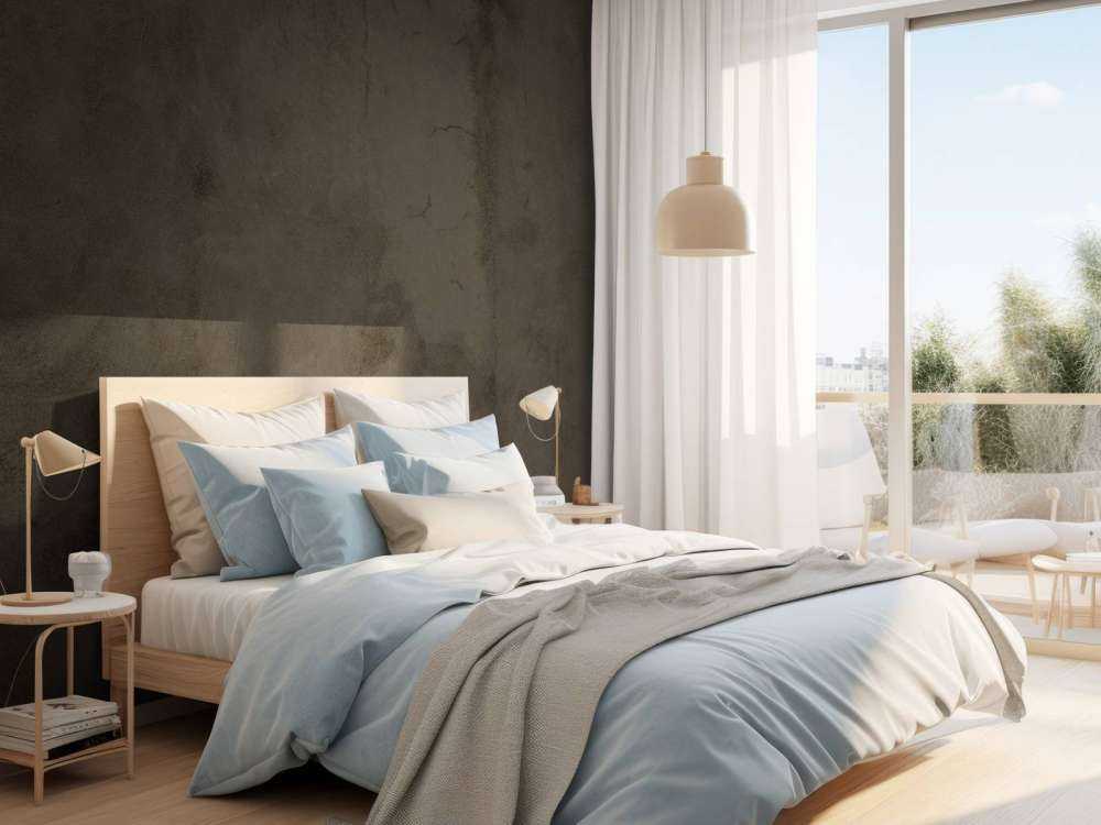 Dennenboom bruin beton