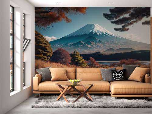 Fuji berg uitzicht