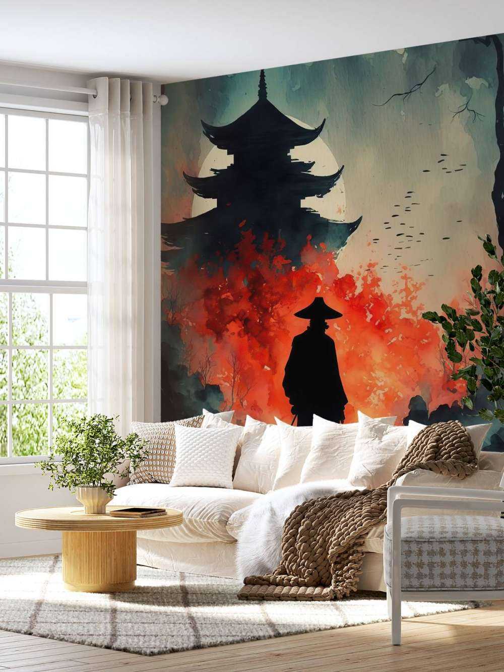 Illustratie met Oosterse elementen