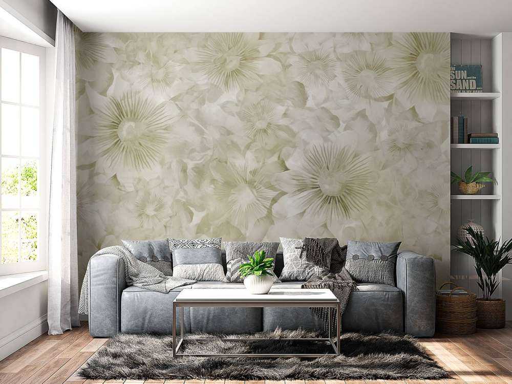 Botanical Watercolor Elegance Warm Sand