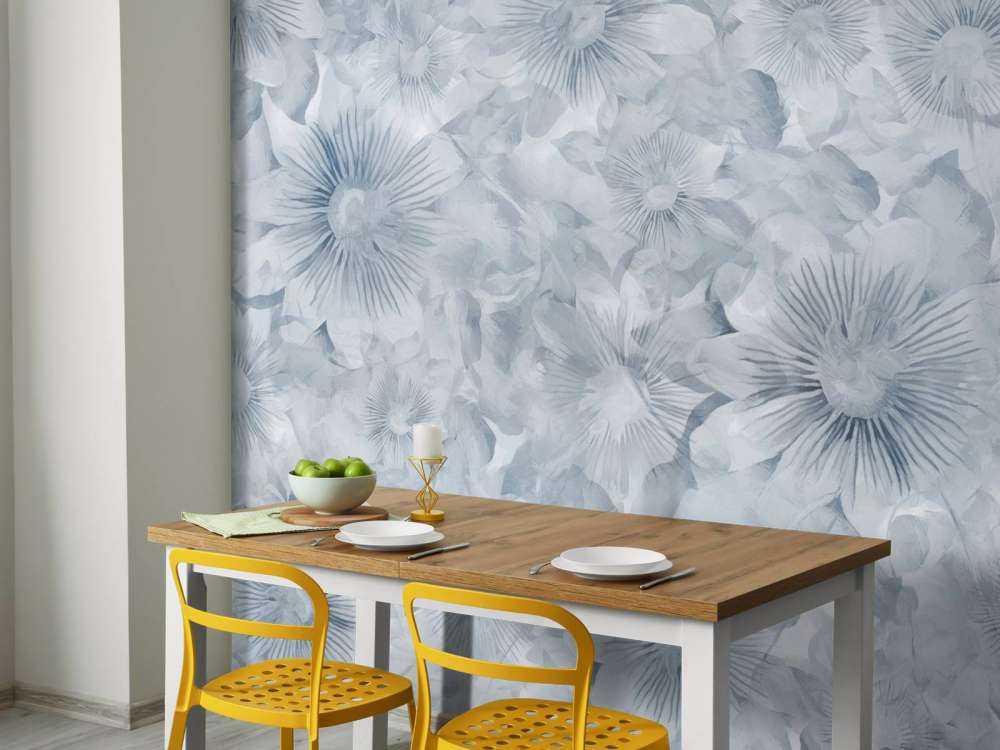 Botanical Watercolor Elegance Blue Moon