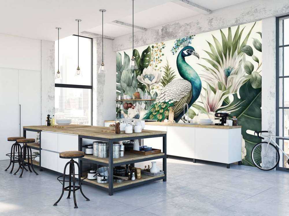 Pauwenflora in Harmonie