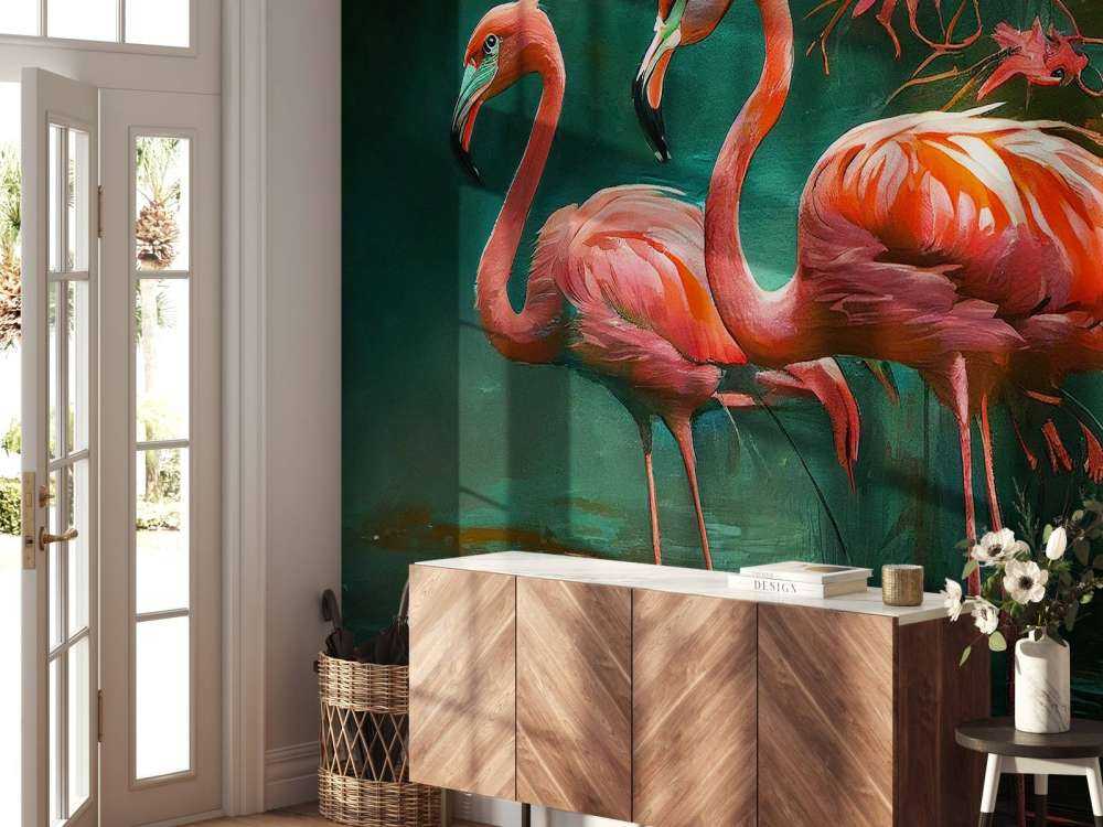 Flamingo Fluisterend Water