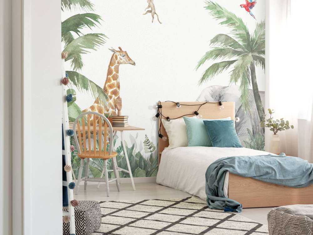 Kleurrijke jungle dieren