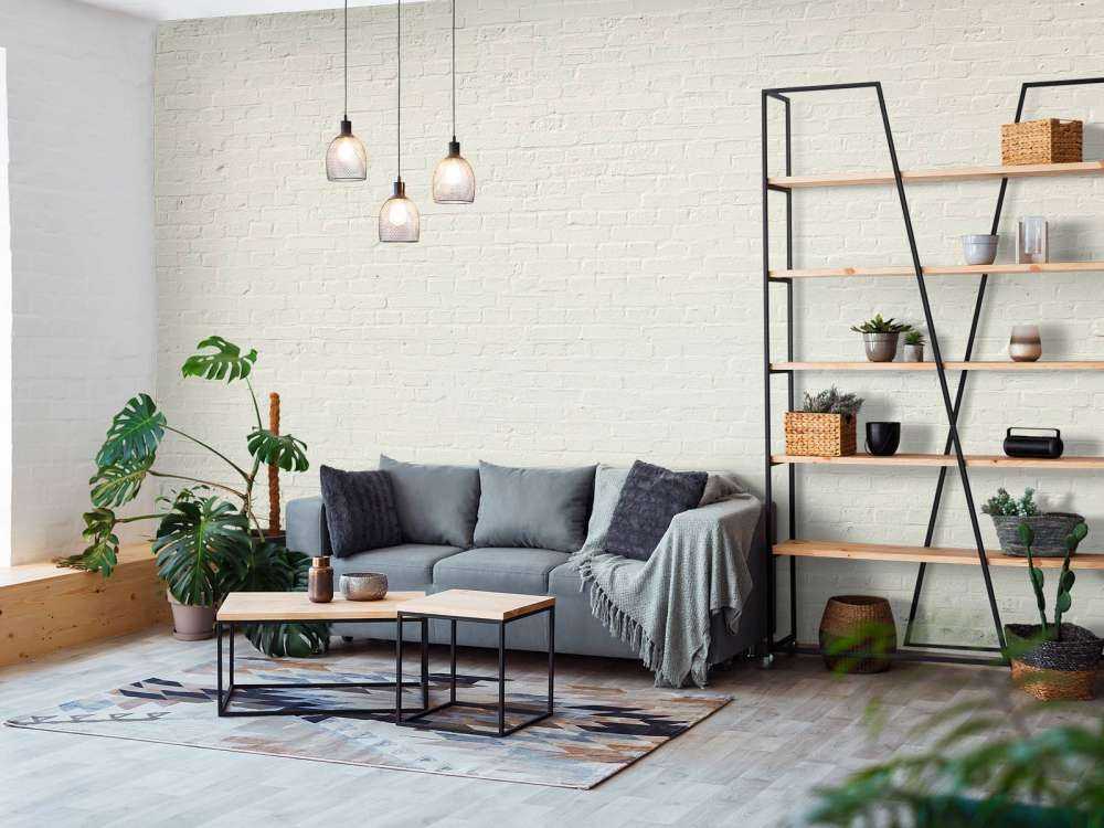 Geverfde bakstenen muur