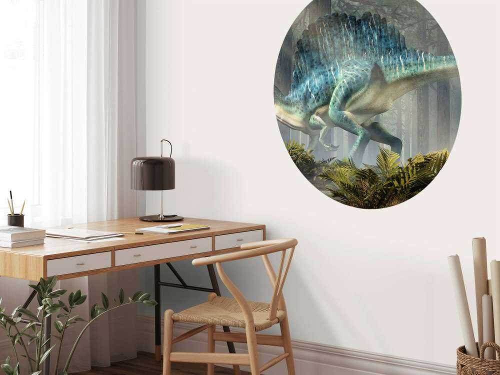 Spinosaurus in een bos