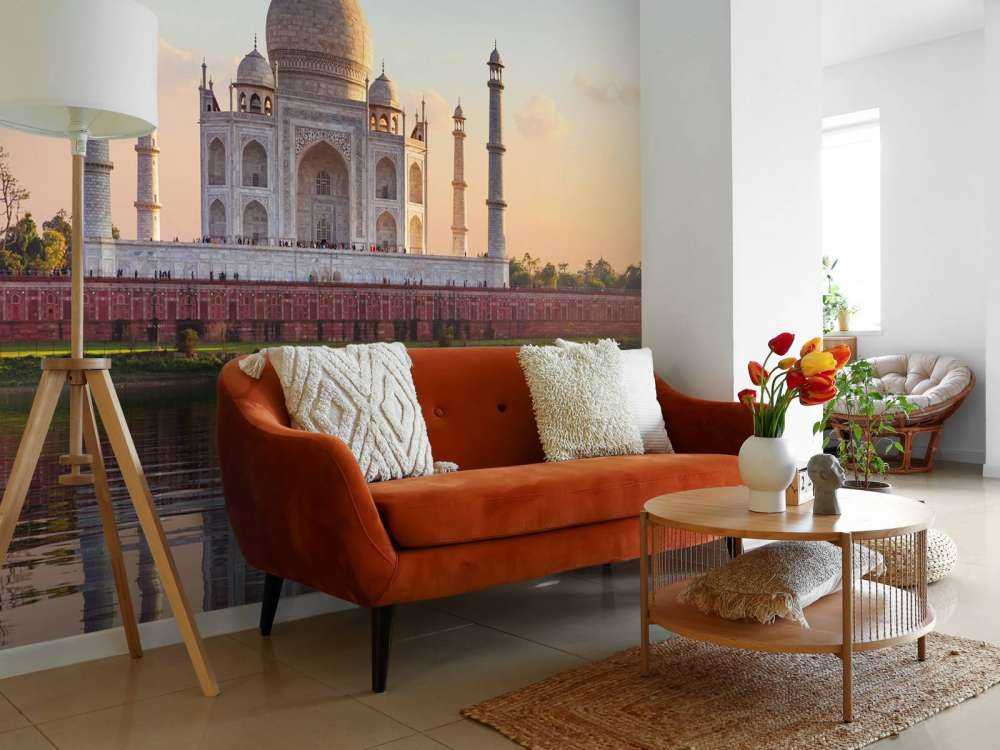 Taj Mahal in de ochtend