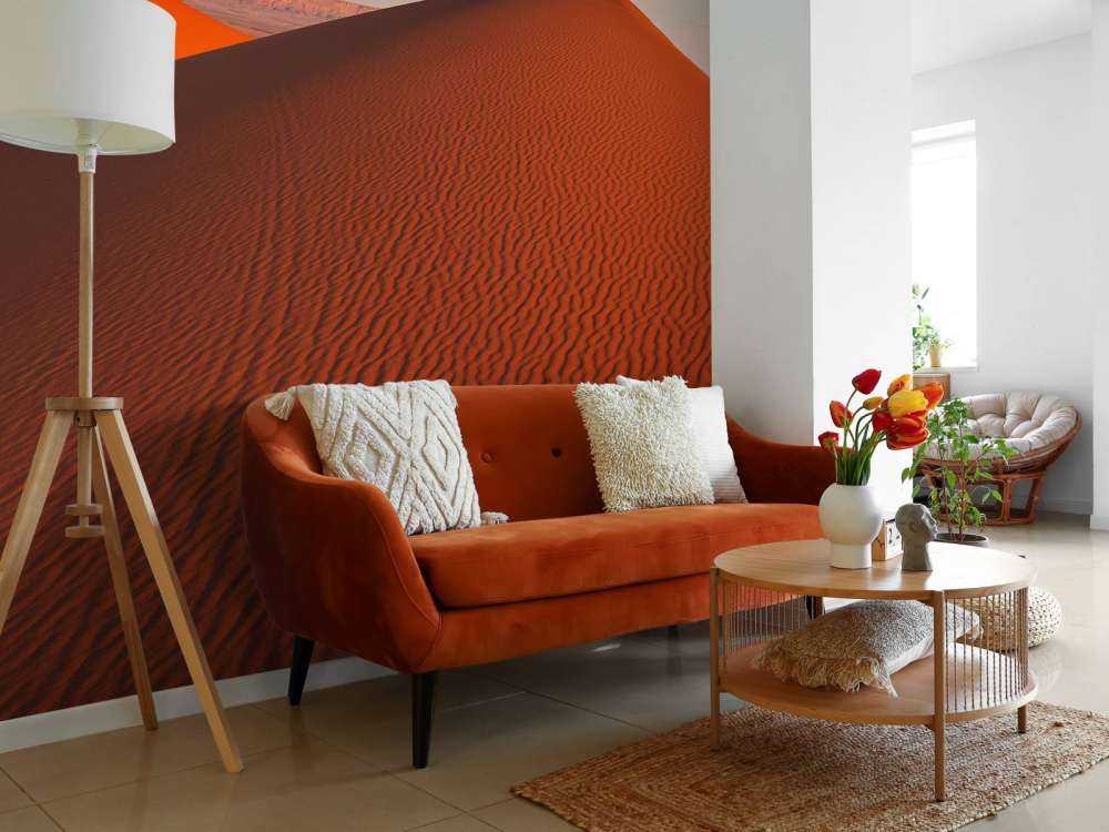 Zandduinen in de sahara woestijn