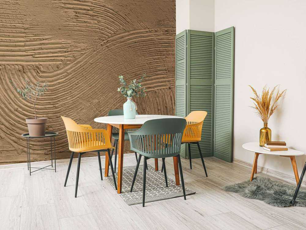 Lijnen met structuur in goud bruin