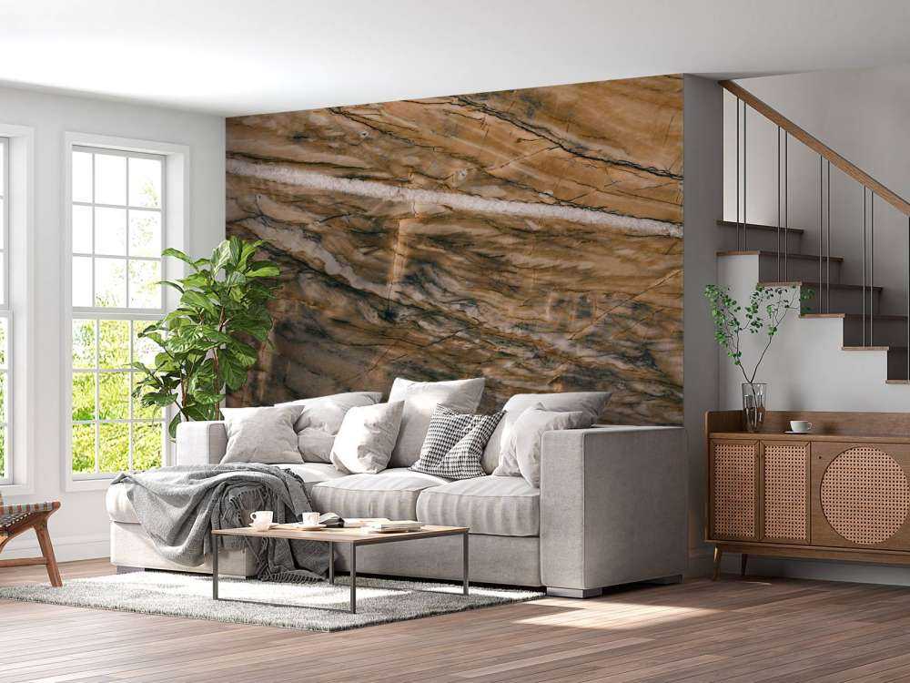 Marmer met gele tint