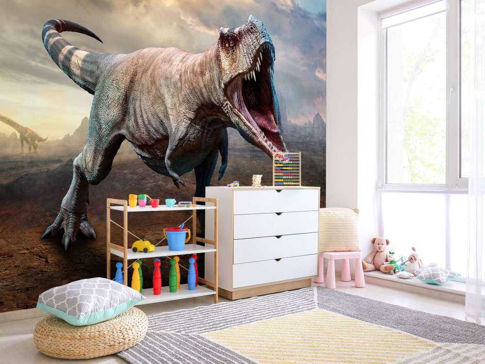 Agressieve Tyrannosaurus Rex