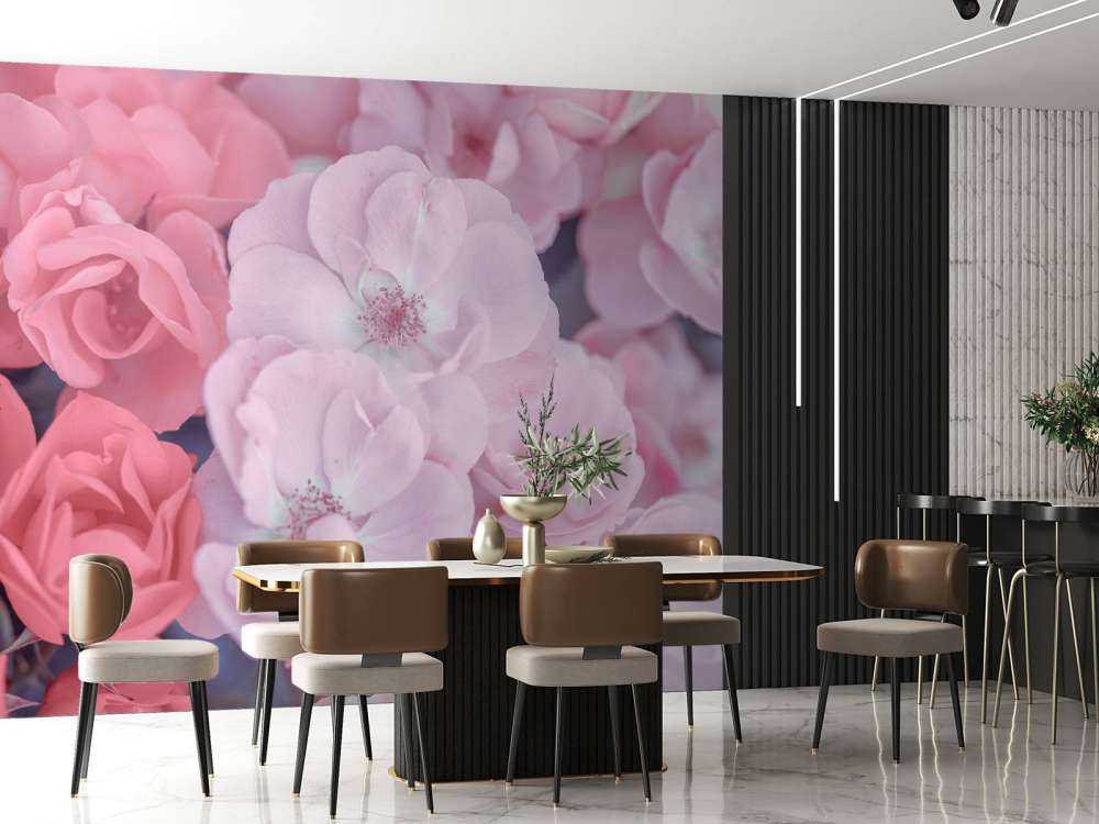 Roze klerurijke bloemen