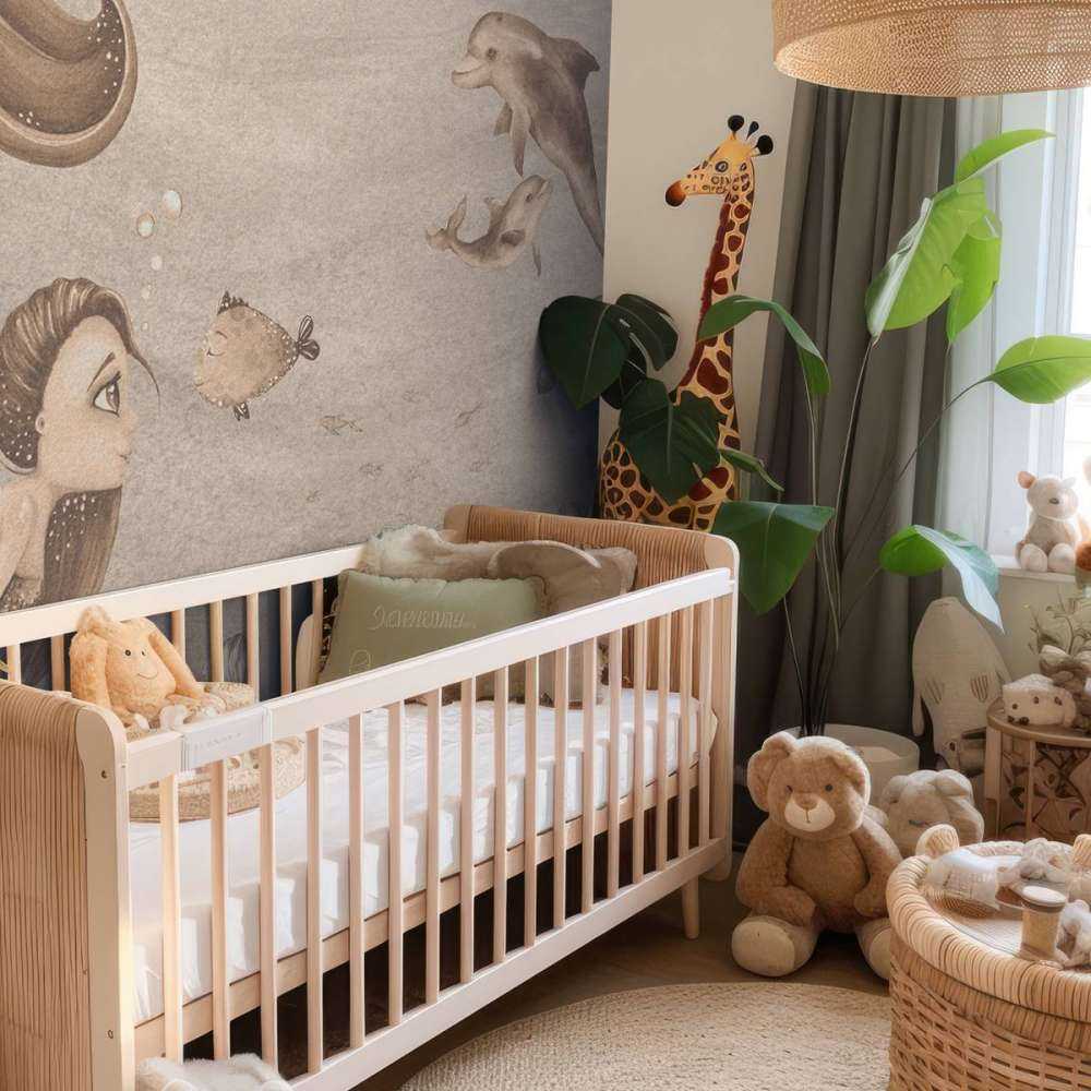 Zeemeerminnen wereld in taupe