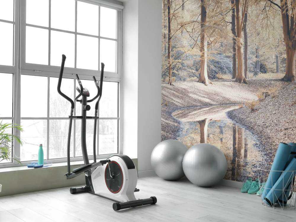 Beekje in bos - pastel