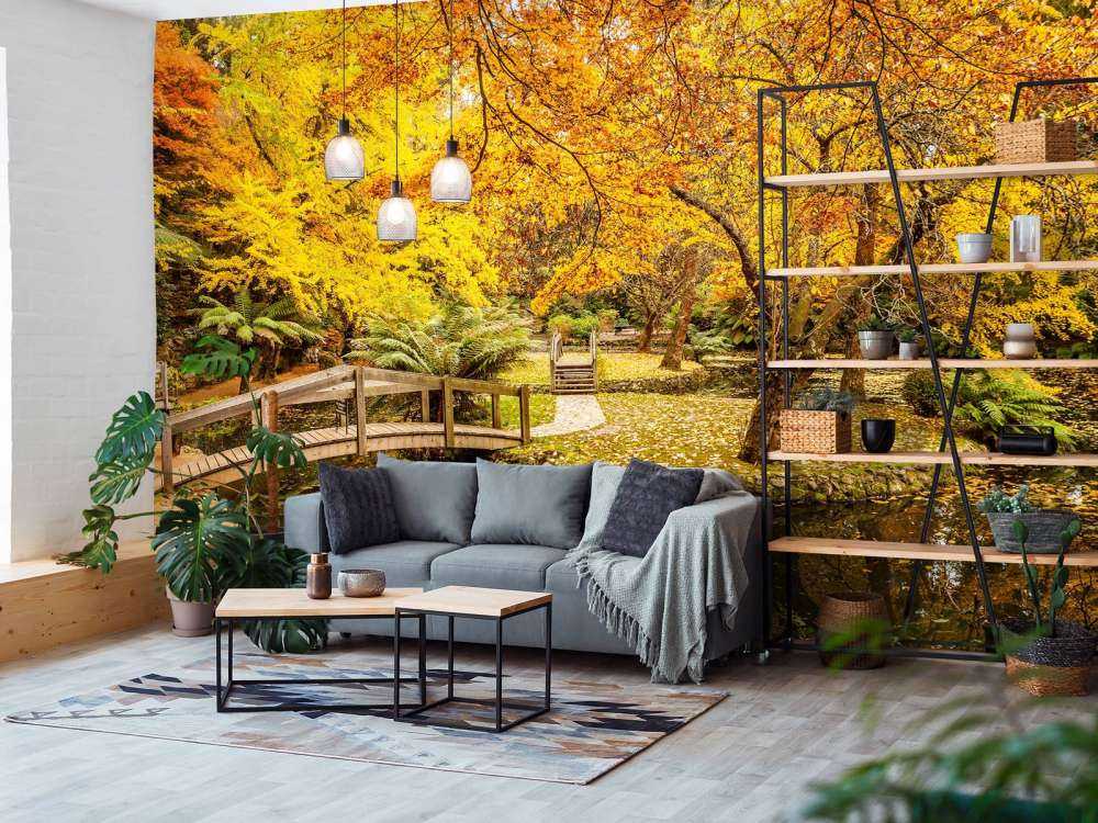 Australisch parkje in de herfst