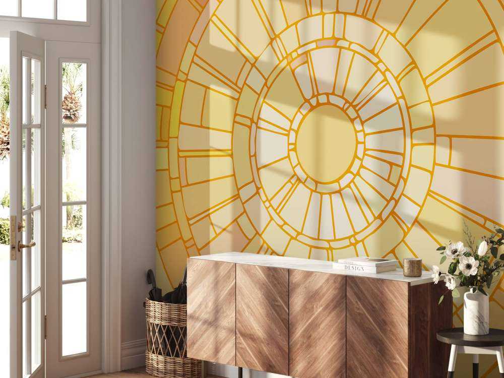 Zonnestralen mozaïek