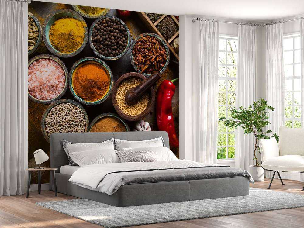 Verschillende soorten kruiden en specerijen