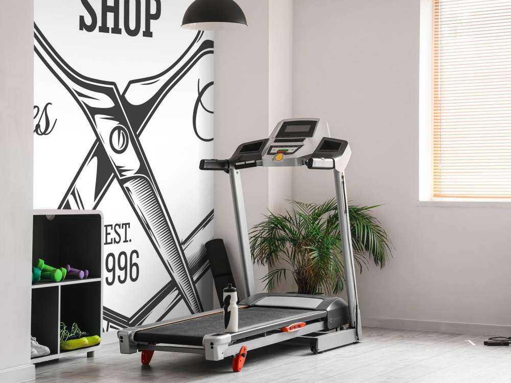 Vintage kapperszaak embleem