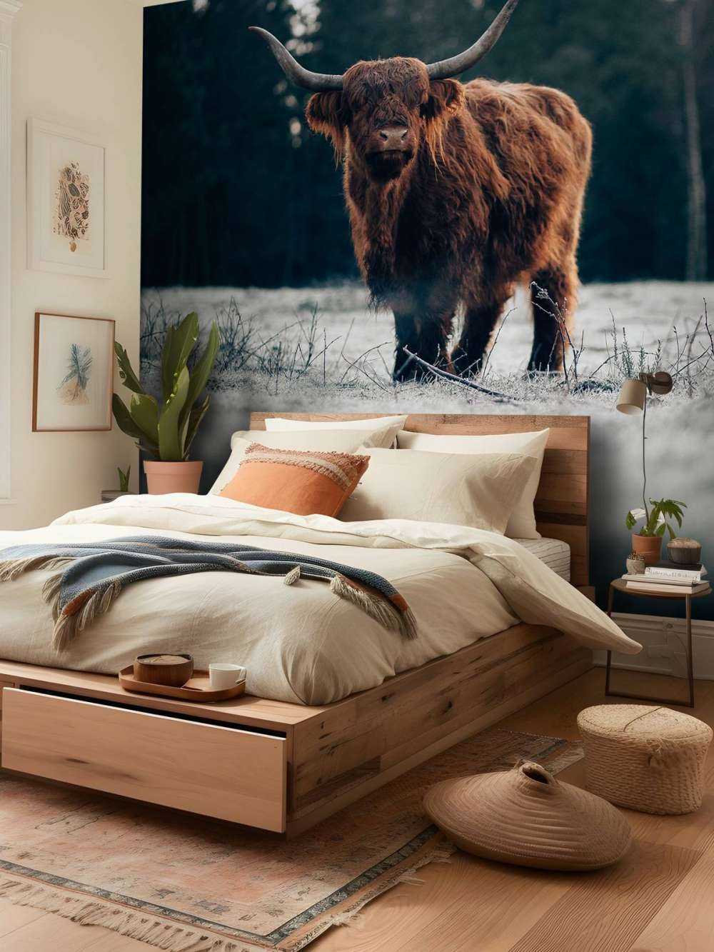 Oude schotse hooglander