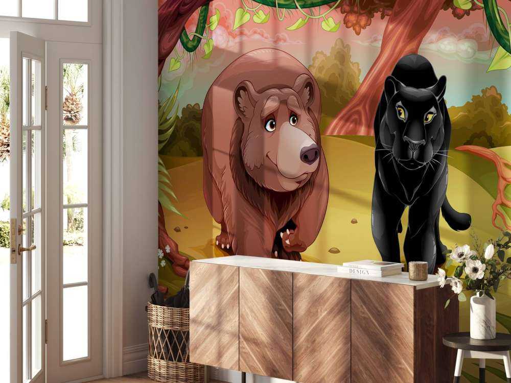 Vriendelijke jungle dieren