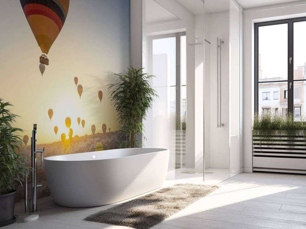 Groep luchtballonnen in Turkije