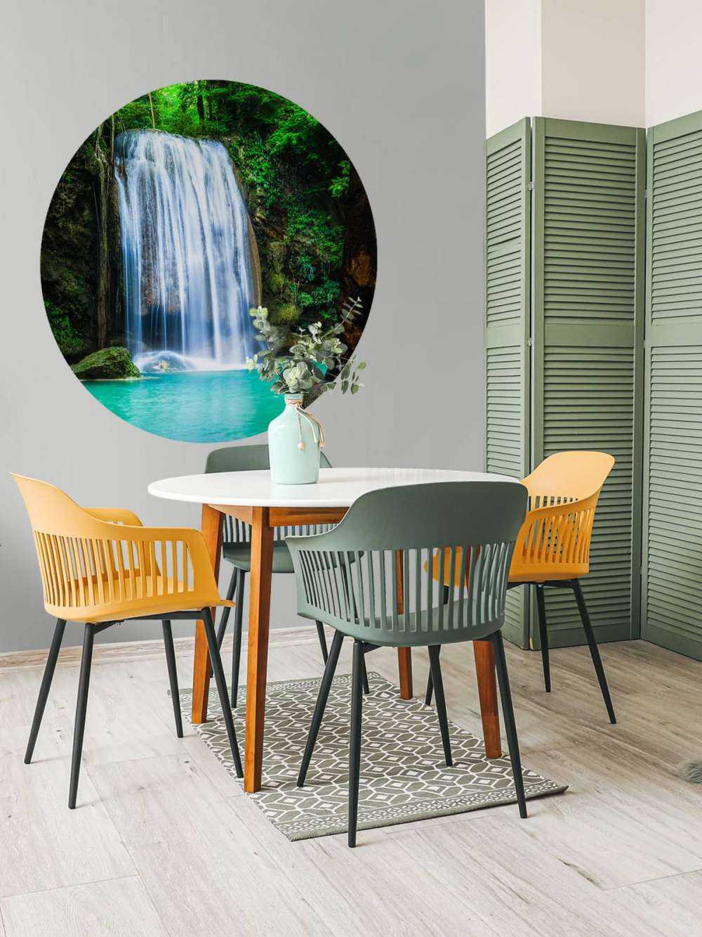 Blauwe waterval