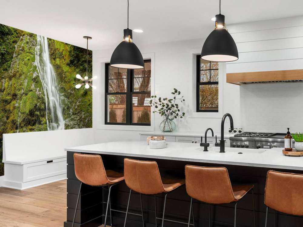 Waterval met prachtig groen