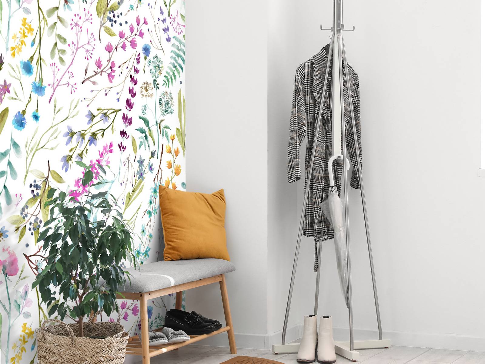 Bloemen van waterverf