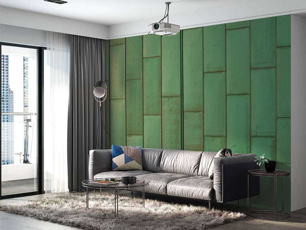 Groene platen van koper