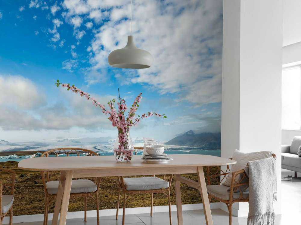 Panorama van Jökulsárlón