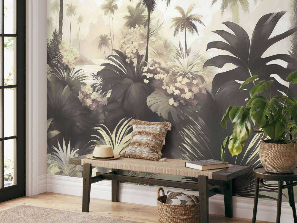 Breath of the tropics Dark Green