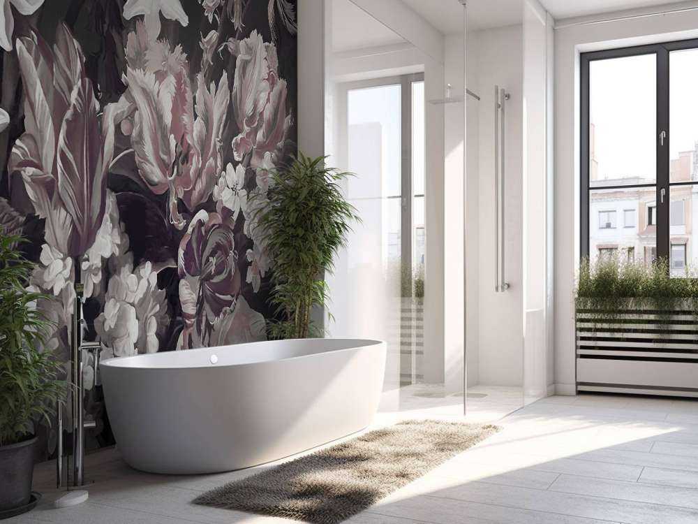 Bouquet with pions Pink