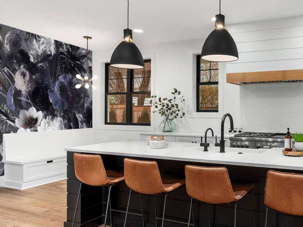 Big bouquet with anemones Blue