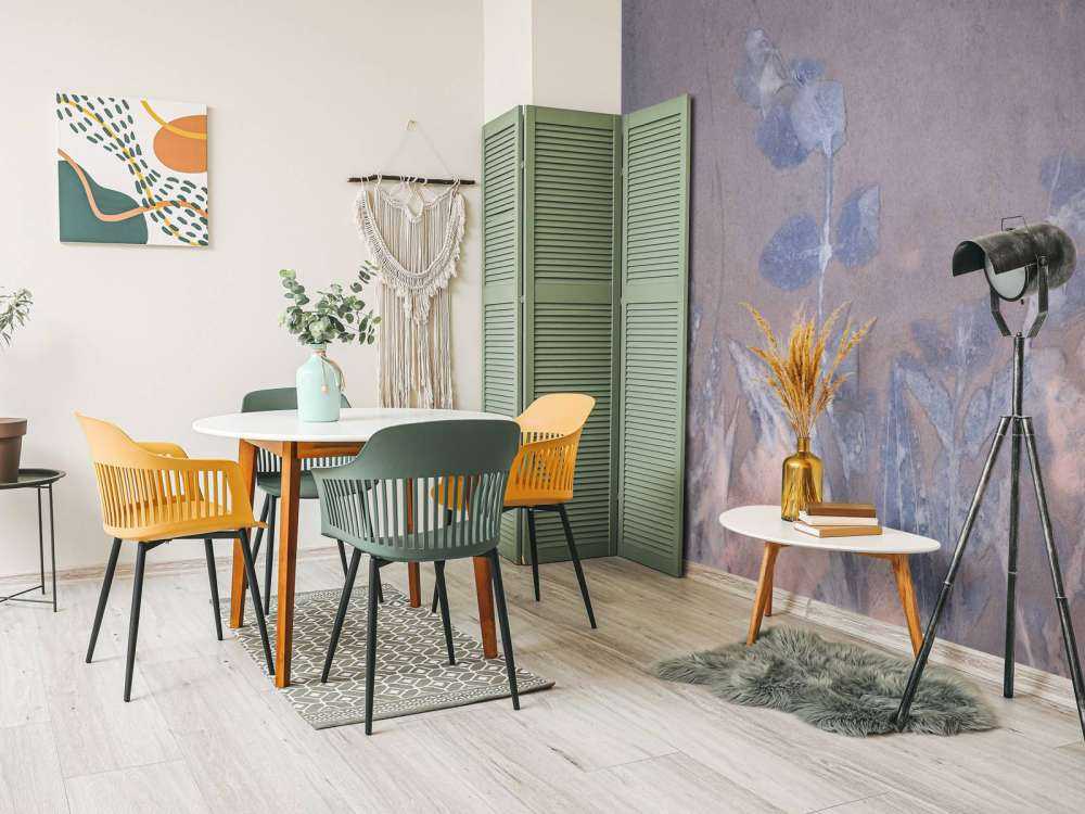 Wilde geranium en sneeuwbes - blauw