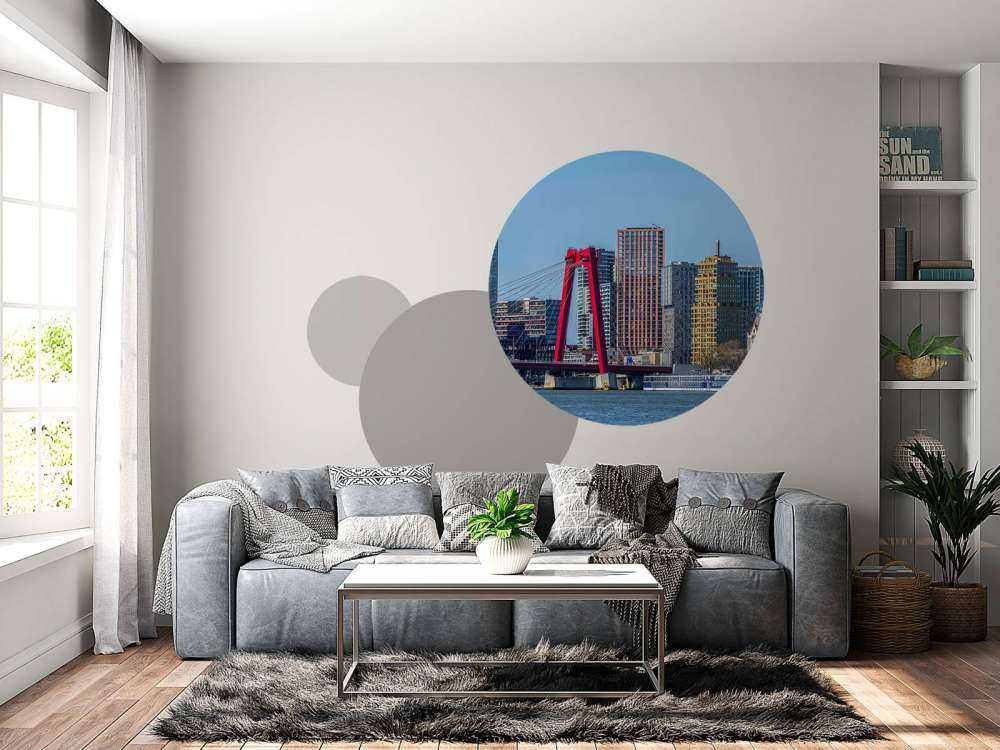 Willemsbrug en Rotterdamse Skyline