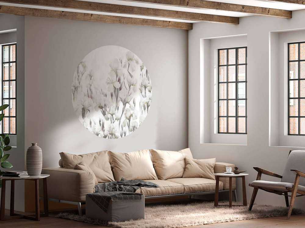 Irises Dance Seamless Beige