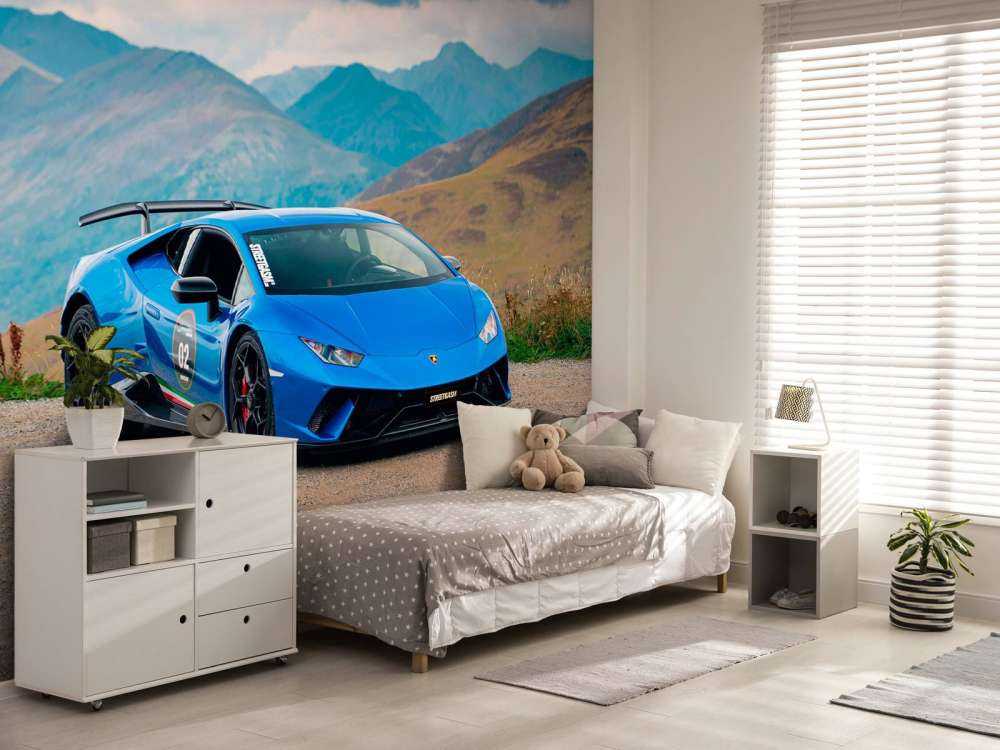 Lamborghini Huracán STO in de bergen