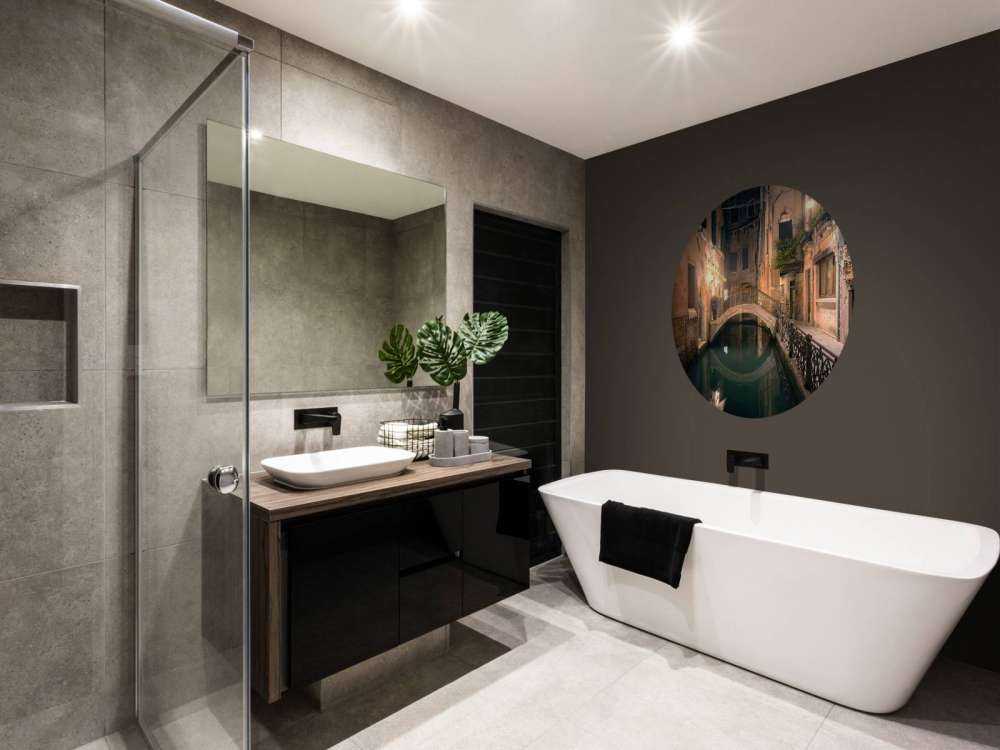 Verlichte Brug van Venetië